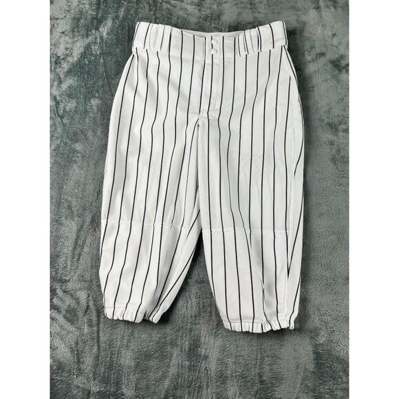 Champro Baseball Knicker Pants Adult Medium White Pinstripe Good Condition - Picture 1 of 10